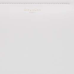 Pre Owned Givenchy White Leather Small Whip Shoulder Bag