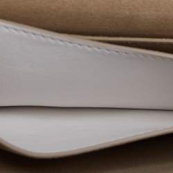 Pre Owned Givenchy White Leather Small Whip Shoulder Bag