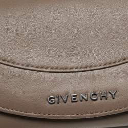 Pre Owned Givenchy Brown Leather Flap Continental Wallet
