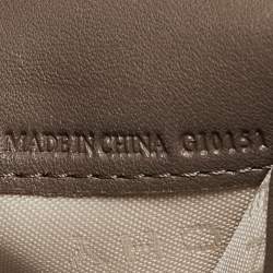 Pre Owned Givenchy Brown Leather Flap Continental Wallet