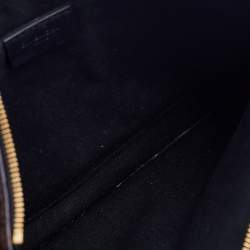 Pre Owned Givenchy Dark Brown Croc Embossed Leather Antigona Clutch