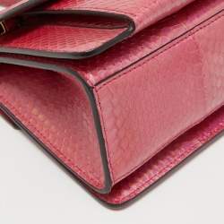 Givenchy Iridescent Pink Snakeskin GV3 Shoulder Bag