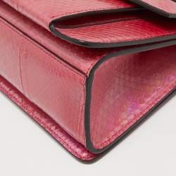 Givenchy Iridescent Pink Snakeskin GV3 Shoulder Bag