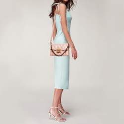 Givenchy Light Beige Quilted Leather Small GV3 Shoulder Bag