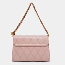 Givenchy Light Beige Quilted Leather Small GV3 Shoulder Bag
