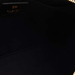 Givenchy Black Monogram Coated Canvas Logo Detail 4G Pouch