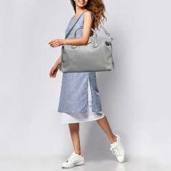 Pre Owned حقيبة يد توتس جيفنشي أنتيغونا جلد رصاصي ناعم متوسطة