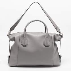 Pre Owned حقيبة يد توتس جيفنشي أنتيغونا جلد رصاصي ناعم متوسطة