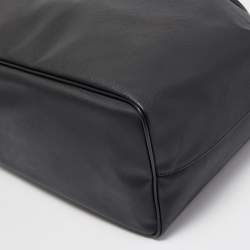 Givenchy Black Coated Canvas Large Antigona Shopper Tote