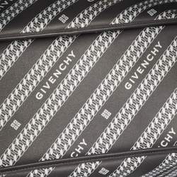 Pre Owned Givenchy Grey/White Leather Wing Shopping Tote