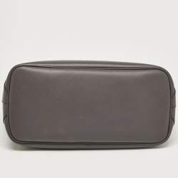 Pre Owned Givenchy Grey/White Leather Wing Shopping Tote