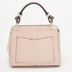 Givenchy Light Pink Python Mystic Top Handle Bag