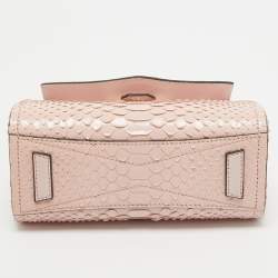 Givenchy Light Pink Python Mystic Top Handle Bag