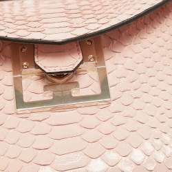 Givenchy Light Pink Python Mystic Top Handle Bag