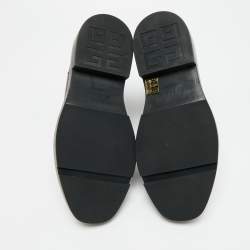 مملوكة مسبقًا حذاء بوت كاحل جيفنشي جلد أسود مقاس 38.5