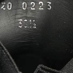 مملوكة مسبقًا حذاء بوت كاحل جيفنشي جلد أسود مقاس 38.5