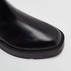 مملوكة مسبقًا Givenchy Size 38 Black Leather Ankle Length Chelsea Boots