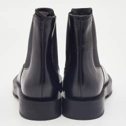 مملوكة مسبقًا Givenchy Black Leather Ankle Length Boots Size 37
