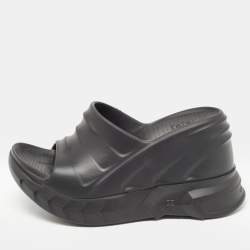 Givenchy Black Rubber Marshmellow Sandals Size 36