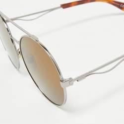 Givenchy Brown/Silver Tone GV 7048/S Run Away Round Sunglasses