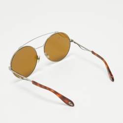Givenchy Brown/Silver Tone GV 7048/S Run Away Round Sunglasses