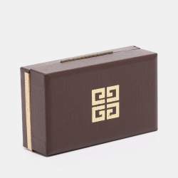 Pre Owned Givenchy Gold Tone Metal Charm Key Holder 