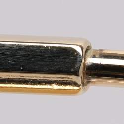 Pre Owned Givenchy Gold Tone Metal Charm Key Holder 