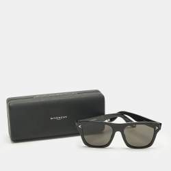 Pre Owned Givenchy Black GV 7011S Square Sunglasses