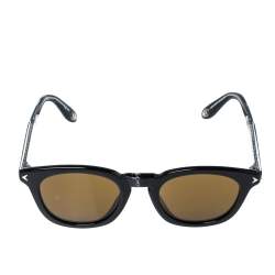 Pre Owned Givenchy Black/ Brown GV 7058/S Wayfarer Sunglasses