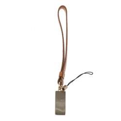 Givenchy Brown Leather Cell Phone Charm