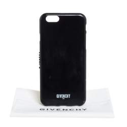 Givenchy Black Plastic Logo Print iPhone 6 Case