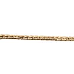 Pre Owned Givenchy Vintage Gold Tone Flat Chain Necklace 