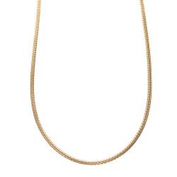 Pre Owned Givenchy Vintage Gold Tone Flat Chain Necklace 