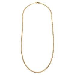 Pre Owned Givenchy Vintage Gold Tone Flat Chain Necklace 