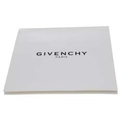 Pre Owned Givenchy Black & Yellow Animal Print Silk Scarf
