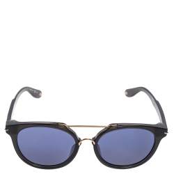 Pre Owned Givenchy Black GV 7034/S Aviator Sunglasses
