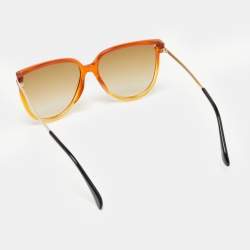 Givenchy Orange GV7131/G/S Crystal Frame Cat Eye Sunglasses