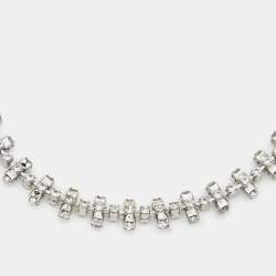 Givenchy  4G Crystal Silver Tone Bracelet