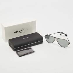 Givenchy Black GV 7173/S Mirrored Aviator Sunglasses