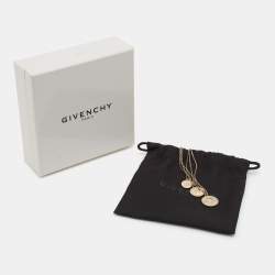 Givenchy Gold Tone Multi Strand Necklace