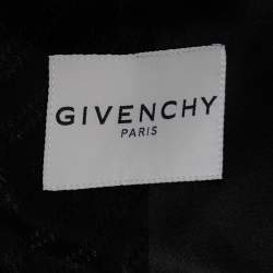 Pre Owned Givenchy Black Wool Embellished Single Breasted Blazer S
