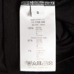 Givenchy Black Bambi Print Cotton Oversized T-Shirt S
