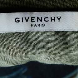 Givenchy Green Printed Jersey Tank Top S