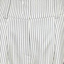 Givenchy Cream Printed Cotton & Wool Trousers M