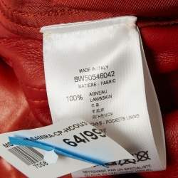 Givenchy Brown Patchwork Leather Pants M