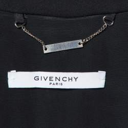 Pre Owned Givenchy Black Crepe Pocket Detail Jacket M