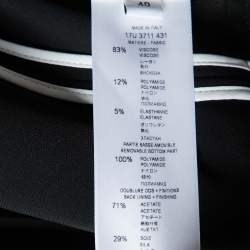 Pre Owned Givenchy Black Crepe Pocket Detail Jacket M