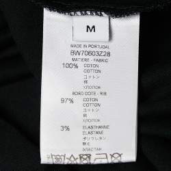 Givenchy Black Printed Cotton Jersey T-Shirt M