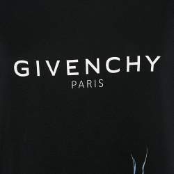 Givenchy Black Printed Cotton Jersey T-Shirt M