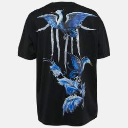 Givenchy Black Printed Cotton Jersey T-Shirt M